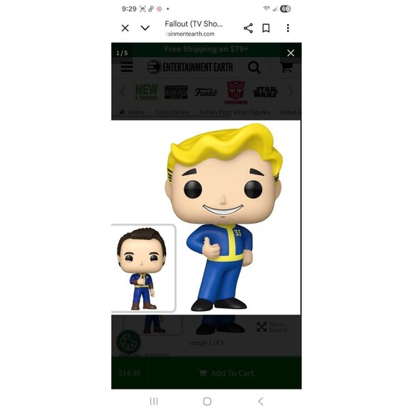 Funko POP! TV: Fallout (TV Show) Vault Boy (Common)+Cooper Howard (Chase) 1767 - Picture 1 of 8
